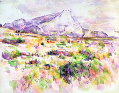 Mont Sainte-Victoire from Les Lauves by Paul Cézanne